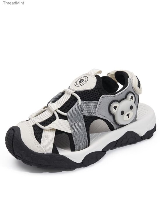 Other - Kids Closed-Toe Athletic Sandals with Hook-and-Loop Straps